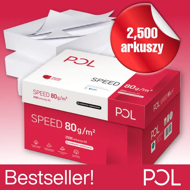 Papier ksero A4 Polspeed - 5 ryz