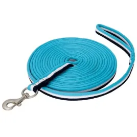 lonza-dla-konia-start-threestripe-8m-nylonowa-petrol-biala-granatowa