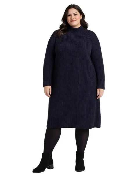 sukienka-ciepla-sweterkowa-granat-plus-size-56-58-biodra-160cm-stan-nowy