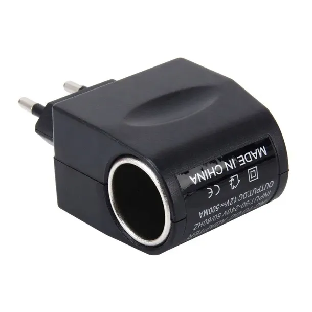 ADAPTER NAPIĘCIA PRZEJŚCIÓWKA GNIAZDO ZAPALNICZKI SAMOCHODOWEJ 230/12V