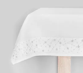 bieznik-serweta-40x170-cm-biala-srebrna-gwiazdki