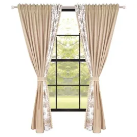 komplet-zaslon-z-pomponikami-250x190cm-bezowo-bialy