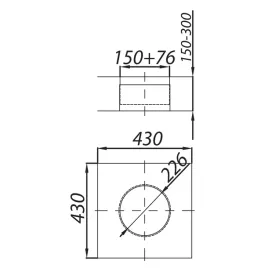 adam-dw-przejscie-scienne-fi-150-regulowane-z-izolacja
