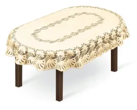 obrus-na-stol-owalny-zakardowy-120x160-kwiaty-odcienie-kremu-bezowego