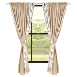 komplet-zaslona-z-pomponiki-250x190cm-bezowy-kwiaty-2szt-do-salonu