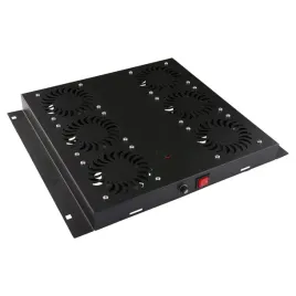 lanview-6-wentylatorow-modul-wentylatorow-z-analogowym-termostatem-czarny