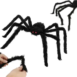 pajak-na-halloween-dekoracja-wlochata-tarantula-ozdoba