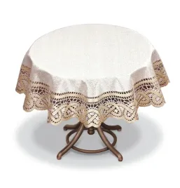 obrus-zakardowy-kolo-krem-zloty-20268-sr-120cm
