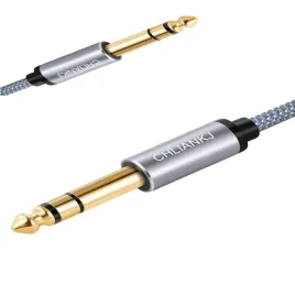 kabel-przewod-instrumentalny-jack-pleciony-nylonowy-szary-1m