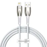 kabel-usb-do-lightning-baseus-glimmer-2-4a-1m-bialy