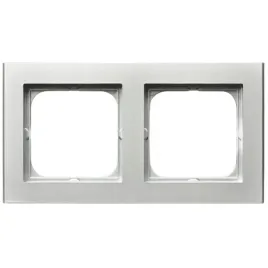 ospel-sonata-ramka-podwojna-2x-srebro-mat-podtynkowy-r-2r-38