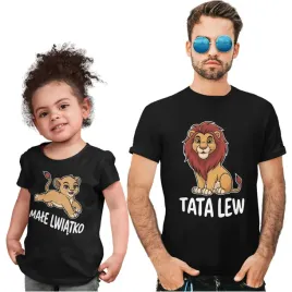 prezent-dla-taty-i-corki-koszulki-na-dzien-ojca-komplet-t-shirt-zestaw