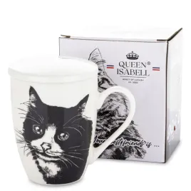 kubek-porcelanowy-z-zaparzaczem-400-ml-motyw-koty-czarnybialy-do-kawy-i-he