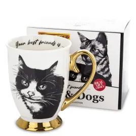 kubek-porcelanowy-400-ml-motyw-koty-bialyczarnyzloty-do-kawy-i-herbaty