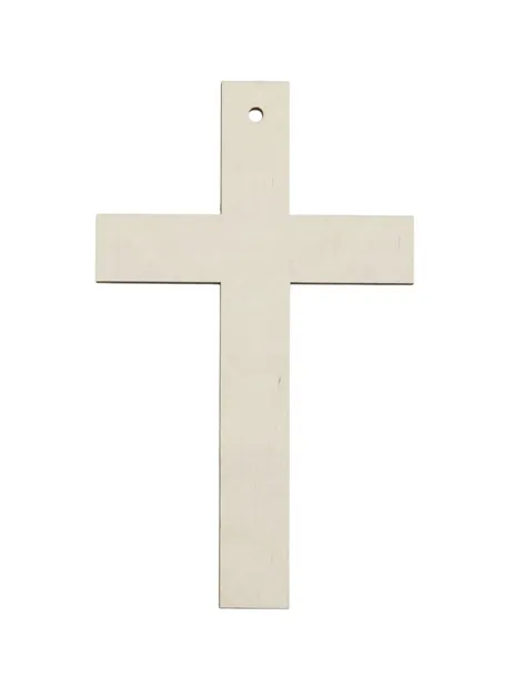 KRZYŻ ze sklejki KRZYŻYK DO ZAWIESZENIA 15,5x9cm SYMBOL WIARY ŚWIĘTY lekki