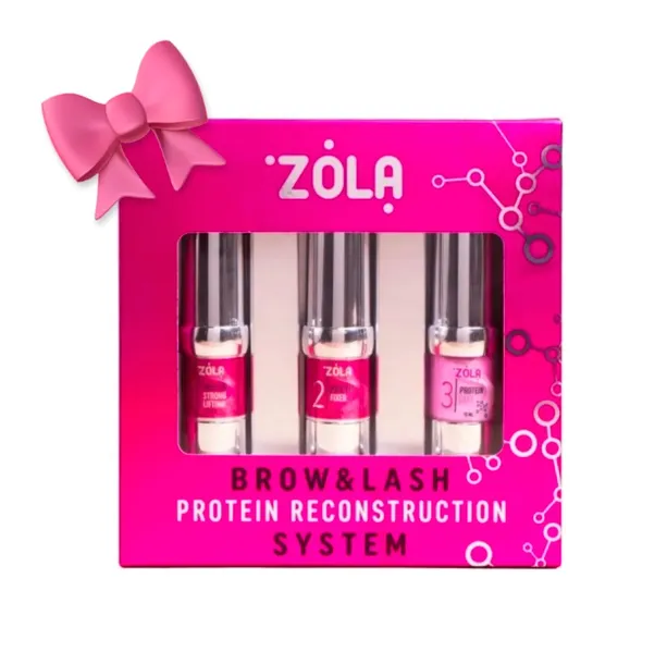 ZOLA zestaw do laminowania brwi rzęs Zola Protein Reconstruction System