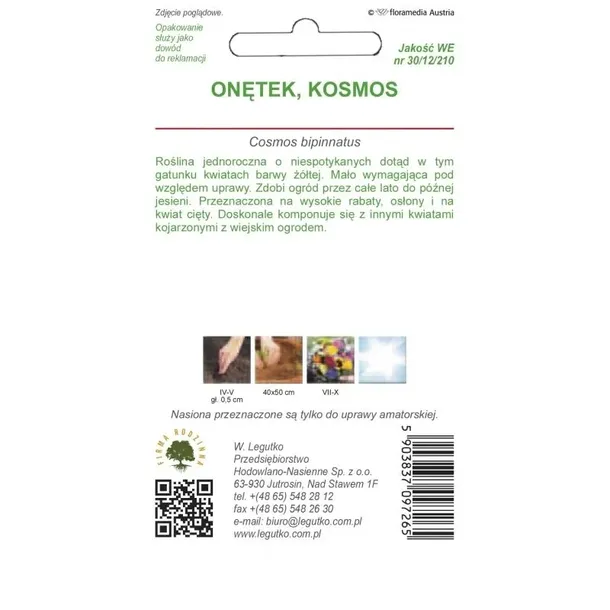onetek-kosmos-zolty-rodzaj-rosliny-mieszanka-roslin