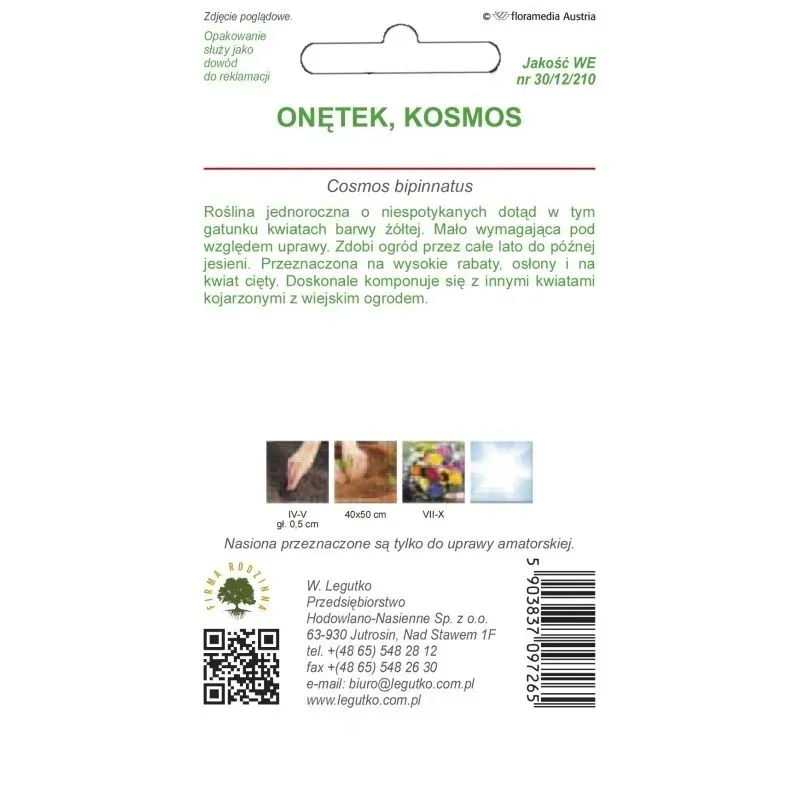 onetek-kosmos-zolty-rodzaj-rosliny-mieszanka-roslin