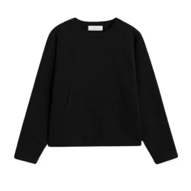 sweter-dziewczecy-mango-z-kieszenia-czarny