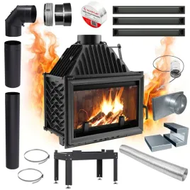 kominek-wklad-powietrzny-kratki-oliwia-16kw-fi200-zeliwny-ekoprojekt-zestaw