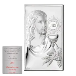 obrazek-srebrny-jezus-pamiatka-i-komunii-swietej-65-x-11-cm