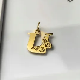 zlota-zawieszka-literka-u-z-motylem-pr-585