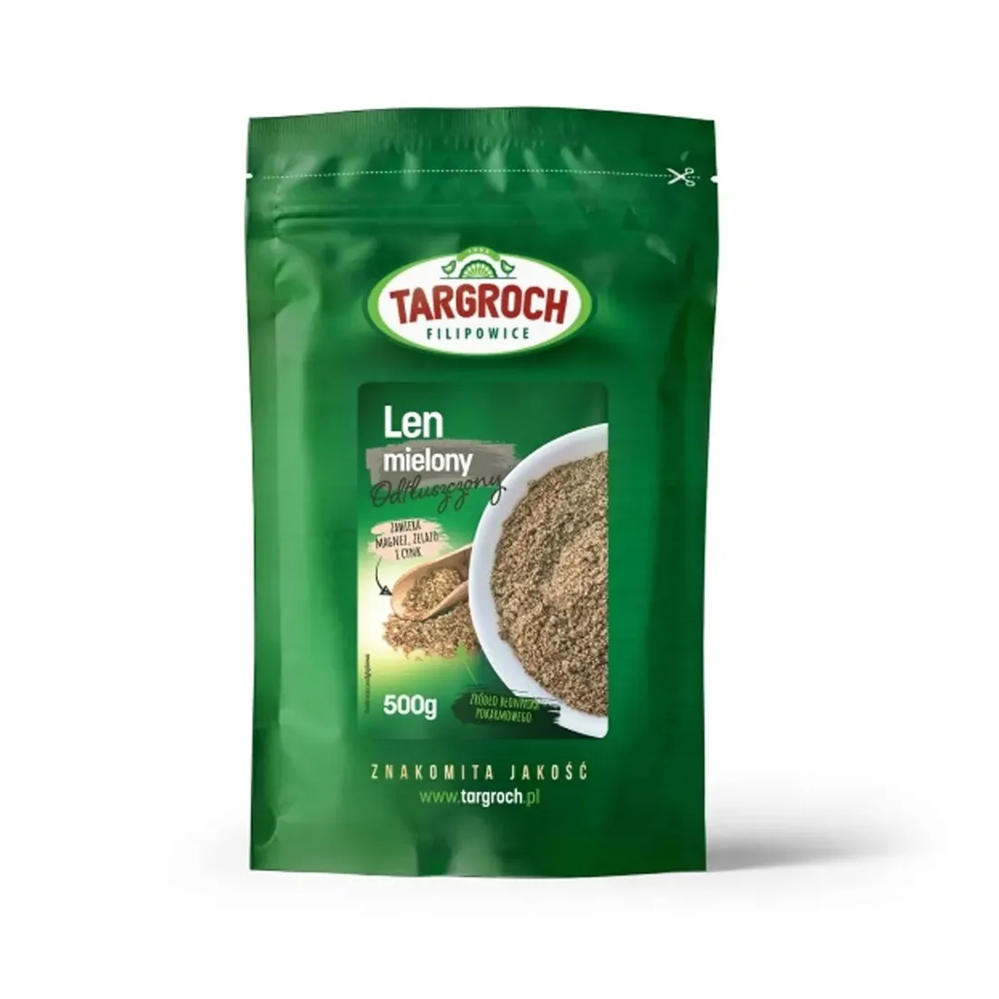 len-mielony-500g-targroch-certyfikat-brak