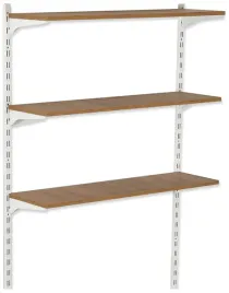 garderoba-jednomodulowa-3-polkowa-best-line-100x200-biala