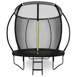 duza-trampolina-ogrodowa-dla-dzieci-244cm-drabinka-siatka-zabezpieczajaca