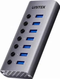 hub-usb-a-3-0-unitek-7w1-5gbps-z-przelacznikami-portow-szaro-srebrny