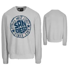 pitbull-west-coast-meska-bluza-crewneck-san-diego-sun-szara-s