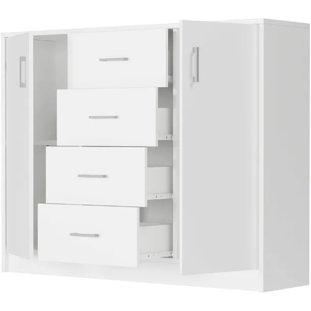komoda-110cm-szafka-4-szuflady-2-polki-biala-u1-wysokosc-mebla-85-cm