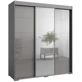 szafa-przesuwna-z-lustrem-como-3d1l-180-szara-lacobel