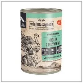 wiejska-zagroda-krolik-z-indykiem-400g-mokra-karma-dla-psa