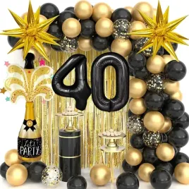 zestaw-dekoracji-balony-40-urodziny-scianka-xl-urodziny-zloty-czarny-premiu