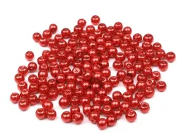 perelki-szklane-woskowane-czerwona-truskawka-4mm-50szt