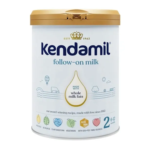 Mleko Następne Kendamil Premium 2 HMO+ bez oleju rybiego i palmowego 800g