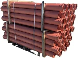 Rura kanalizacyjna PVC 160x2000x3,2 sn2 lita paleta 112 mb rura pcv 160