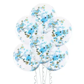 balony-z-konfetti-niebiesko-zloty400105-zestaw-4szt-12-cali
