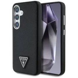 oryginalne-etui-samsung-galaxy-s25-guess-grained-triangle-logo-magsafe-czar
