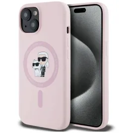 etui-karl-lagerfeld-silicone-karlandchoupette-magsafe-na-iphone-15-rozowe