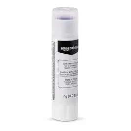 amazonbasics-klej-sztyft-zmywalny-7g-fiolet-przezroczysty-nietoksyczny