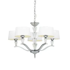 lampa-wiszaca-z-abazurkami-fiennes-fiennes-5ni-na-lancuchu-chrom-bialy