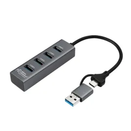hub-microconnect-usb-3-0-4-port-z-usb-c-i-a-5gbps-015m-usbhub4-2in1