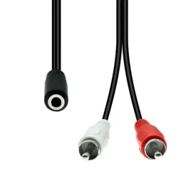 kabel-proxtend-3-pin-do-2x-rca-f-m-czarny-20cm-m3f2xrca-002