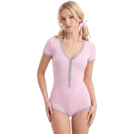 damskie-body-krotki-rekaw-dekolt-w-serek-prazkowane-elastyczne-rozowe-xl