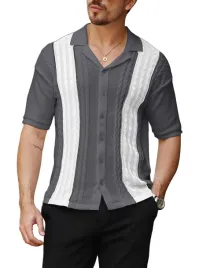 meska-koszulka-polo-polowka-sweter-slim-fit-stylowa-szara-biala-s