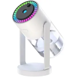nawilzacz-powietrza-projektor-swietlny-led-cichy-obrotowy-usb-bialy