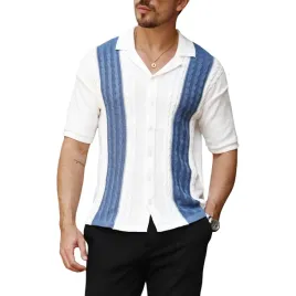 meska-koszulka-polo-polowka-sweter-slim-fit-stylowa-biala-niebieska-m