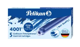 pelikan-giant-naboje-do-pior-gtp-5-ink-4001niebieskie-royal-blue